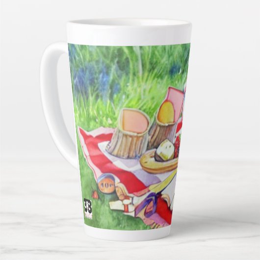 Datum der Wasserfarbe Milchtasse (Linke Ecke)