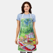 Datum der Wasserfarbe Schürze (Getragen)