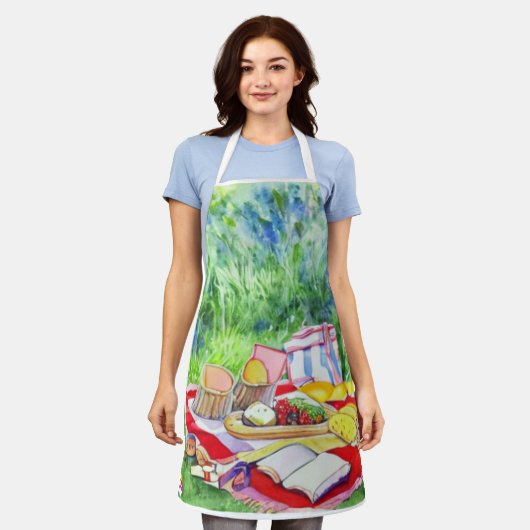 Datum der Wasserfarbe Schürze (Getragen)