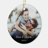 Datum des benutzerdefinierten Foto-Skriptnamens Keramik Ornament (Links)