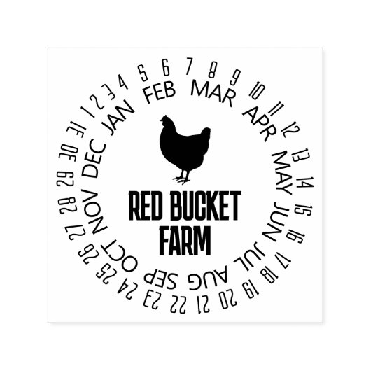 Datum des Eiers Permastempel (Design)