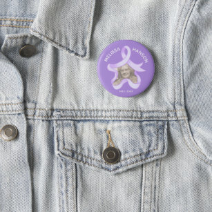 Datum des Fotos für den lila Bandspeicher Button