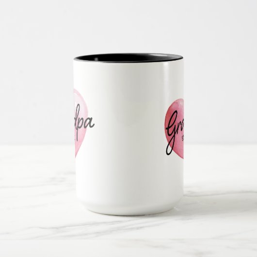 Datum des Herzens Tasse (Zentrum)