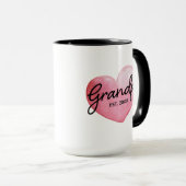 Datum des Herzens Tasse (VorderseiteRechts)