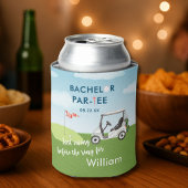 Datum des letzten Swing des Bachelor-Party-Golfers Dosenkühler