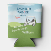 Datum des letzten Swing des Bachelor-Party-Golfers Dosenkühler (Vorderseite)