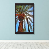 Datum des Nachmittags Leinwanddruck (Insitu (Holzboden))