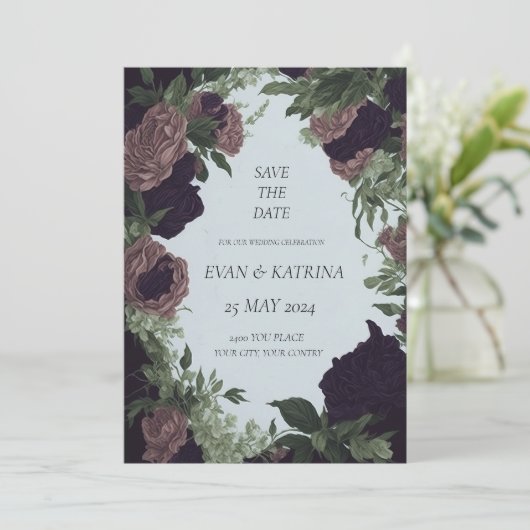 Datum freihalten einladung (Stehend Vorderseite)