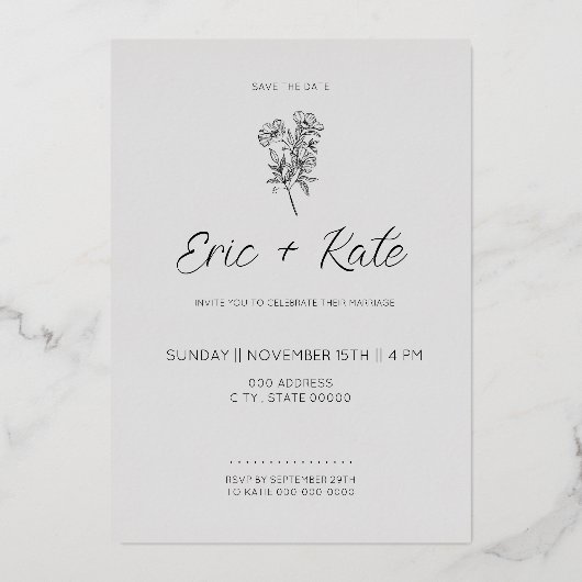 Datum freihalten folieneinladung (Vorderseite)