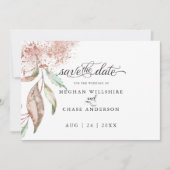 Datum freihalten | Rose Korallenblättern (Vorderseite)