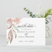 Datum freihalten | Rose Korallenblättern (Stehend Vorderseite)