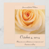Datum freihalten! Rose Save The Date (Vorne/Hinten)
