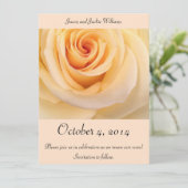 Datum freihalten! Rose Save The Date (Stehend Vorderseite)