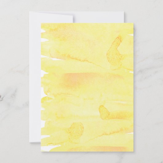 Datum freihalten | Rustic Wood Lemon Wedding Card Save The Date (Rückseite)