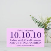 Datum freihalten save the date (Stehend Vorderseite)