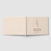 Datum für Baby Ivory Flower Fall speichern Gästebuch (Voll)