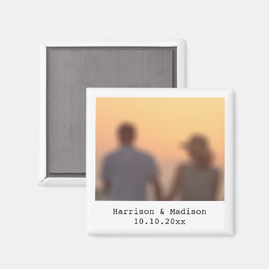 Datum für Instant-Fotos ändern Magnet (Vorderseite/Rückseite)