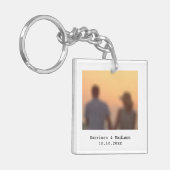 Datum für Instant-Fotos ändern Schlüsselanhänger (Vorderseite links)