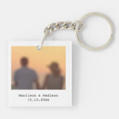 Datum für Instant-Fotos ändern Schlüsselanhänger (Rückseite)