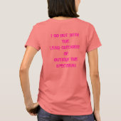 Datum Gitarrist OTS-Mitglied T-Shirt (Rückseite)