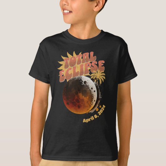 Datum individuell einstellbar Total Eclipse Modern T-Shirt (Vorderseite)