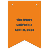 Datum individuell einstellbar Total Eclipse Modern Wimpelkette (Dritte Fahne)