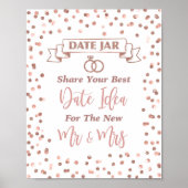 Datum JAR Geben Sie Ihre besten Date Ideas Dusche  Poster (Vorne)