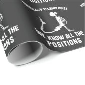 Datum: Krasser Radiologe Skeleton Radiologie Geschenkpapier (Rolleneckpunkt)