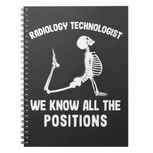 Datum: Krasser Radiologe Skeleton Radiologie Notizblock