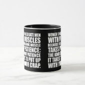 Datum Männer mit Muskeln - Funny Bodybuilding Tasse (Zentrum)
