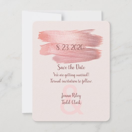 Datum merken Farbspritzer Save The Date (Vorderseite)