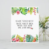 Datum Nacht Aktivität des tropischen Brautparty (Stehend Vorderseite)