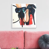 Datum Nacht Leinwanddruck (Insitu (Wohnzimmer))