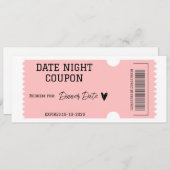 Datum Night Coupon (Vorne/Hinten)