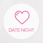 Datum Night Planner / Organisationsaufkleber / Lab Etiketten (Design 2)