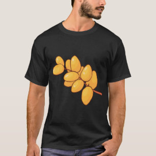 Datum Obst Lebensmittel Vegan Vegetarisch T-Shirt