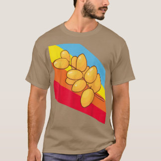 Datum Obst Lebensmittel Vegan Vegetarisch T-Shirt