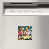 Datum | Spaghettis Abendessen Magnet (In Situ (Geschirrspüler))