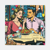 Datum | Spaghettis Abendessen Magnet (Vorne)