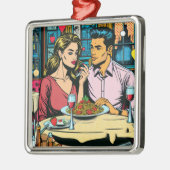 Datum | Spaghettis Abendessen Ornament Aus Metall (Links)