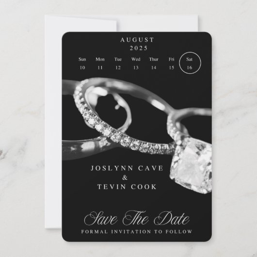 Datum speichern - Kalender markieren Save The Date (Vorderseite)