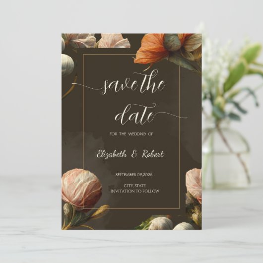 Datum speichern save the date (Stehend Vorderseite)