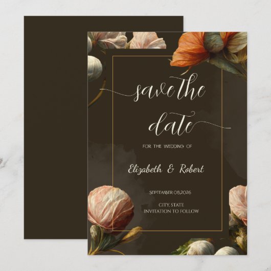 Datum speichern save the date (Vorne/Hinten)