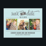 Datum "THE" - Save the Date Karte<br><div class="desc">Diese schicke und moderne Postkarte lädt Ihre Gäste zum Save the Date ein. Auch in anderen Farben erhältlich. Die passende Briefmarke- und Magnetoption ist ebenfalls verfügbar. com</div>