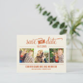 Datum "THE" - Save the Date Karte (Stehend Vorderseite)