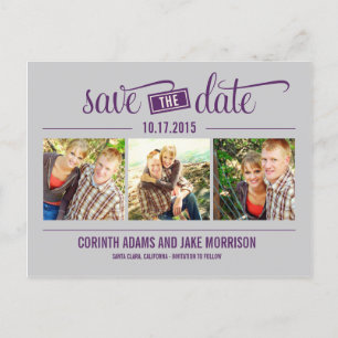 Datum "THE" - Save the Date Karte