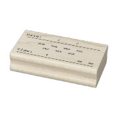 Datum und Uhrzeit Gummistempel (Stempel)