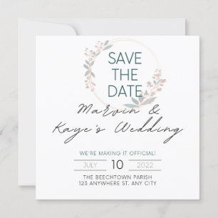 DATUM VORBEHALTEN    BESTES ANGEBOT    HOCHZEITSEI EINLADUNG
