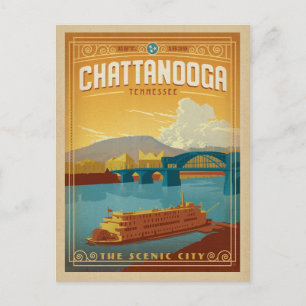 Datum vormerken - Chattanooga, TN Ankündigungspostkarte