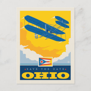 Datum vormerken Ohio Einladungspostkarte